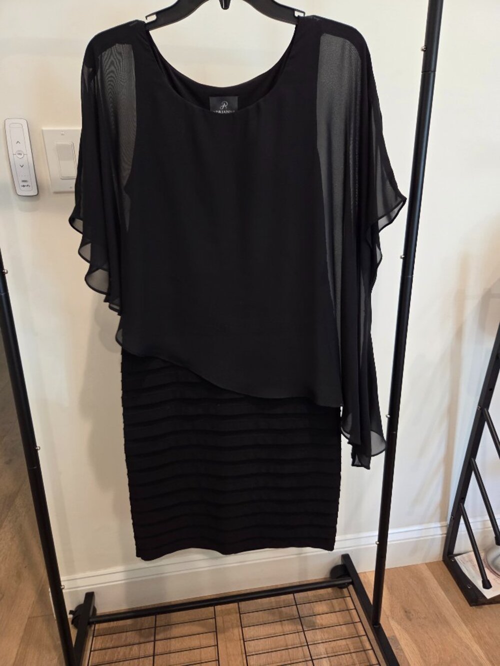 Black Cocktail Dress by Adrianna Papell